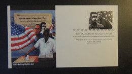 USA 2005 FDC Voting Rights Flags Greensboro Postmark Good Used - 2001-2010