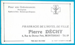 BUVARD - PHAMARCIE De L'HOTEL De VILLE Pierre DECHY - MONTEREAU - P