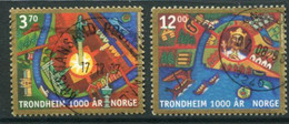 NORWAY 1997 Millenary Of Trondheim Used.   Michel 1257-58 - Usati