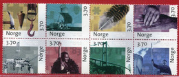 NORWAY 1997 350th Anniversary Of Norwegian Post III MNH / **.   Michel 1249-56 - Neufs