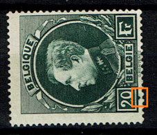 290A *  Tache Verte Sous 20  + 200 - 1929-1941 Big Montenez