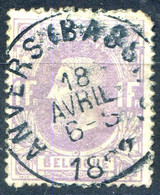 Belgique COB N°36 - Cachet ANVERS (BASSIN) - (F2099) - 1869-1883 Léopold II