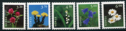 NORWAY 1997 Definitive: Flowers MNH / **.   Michel 1230-34 - Unused Stamps