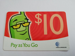 DOMINICA  $10,-  RED / PAY AS YOU GO ** 8749 ** - Dominica