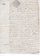 SAINT HYPPOLITE '( 15 )  - Généralité Auvergne   De 1757 - 2  Sol, - 1 Feuille - Cachets Généralité