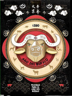 #10090 ARGENTINE,ARGENTINA 2021 CHINA LUNAR NEW YEAR  BUFFALO OX ZODIAC ASTROLOGY MNH - Nuovi