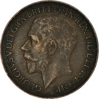 Monnaie, Grande-Bretagne, Farthing, 1925 - B. 1 Farthing