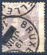Belgique COB N°36 Cachet BRUXELLES (bloc Horaire Bloqué) - (F2084) - 1869-1883 Leopoldo II
