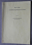 Le Roux Marc, La Maladie Des Gardons Du Lac D'Annecy (Haute-Savoie), Extrait Revue Savoisienne 1911 - Alpes - Pays-de-Savoie