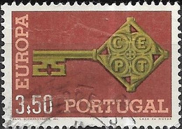 PORTUGAL 1968 Europa - 3e50 - Europa Key FU - Used Stamps