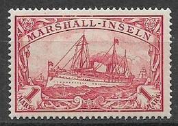 GERMANIA REICH 1900 COLONIA ISOLE MARSHALL SERIE ORDINARIA DENTELLATURA 14  YVERT 22  MLH VF - Marshalleilanden