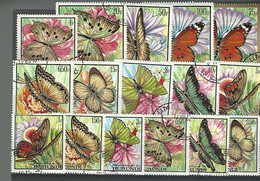 54803 ) Collection Burundi Butterflies - Collections