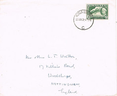 43766. Carta  Aerea KUALA LAMPUR (Malasia) 1959. Stamp SELANGOR To England - Fédération De Malaya