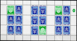 1973 2nd Town Emblems TB-sheet Bale IrS.25 / Sc 389Ae / YT 389Am / Mi 326/486 MHB MNH / Neuf Sans Charniere / Postfrisch - Libretti