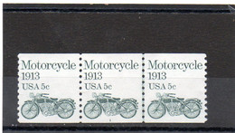 ETATS-UNIS    3 Timbres 5 C  Se Tenant    1983   Y&T:1493   Roulette Avec N° 1        Neufs Sans Charnière - Rollini (Numero Di Lastre)