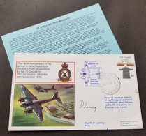 New Zealand 40th Anniversary First Flight DH98 Mosquitos 1986 Airplane Music Aircraft (FDC) - Cartas & Documentos