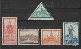 Vignette - Poster Stamp. 1900 - PARIS Exposition Universelle - Erinnofilia