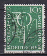 Bundesrepublik Deutschland 1955 MiNr. 217 Gebr./used Internationale Briefmarkenausstellung Düsseldorf - Used Stamps