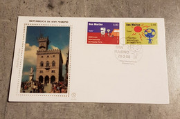 SAN MARINO FDC ANNO INTERNAZIONALE PLANETA TERRA - FDC