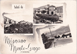 Saluti Da Mignano Monte Lungo (Caserta) - 1961 - 3 Vedute - Caserta