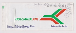 Bulgaria Bulgarian Carrier BULGARIA AIR Airline Passenger Ticket 2005 Used (49192) - World