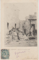 ALGERIE. LAGHOUAT. Une Rue Du Quartier Arabe (Tableau D'Eugène Dinet 1876-1970) ) - Laghouat