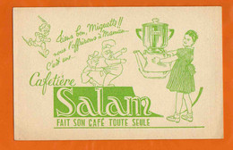 BUVARD :La Cafetiere  SALAM  Verte - Café & Thé