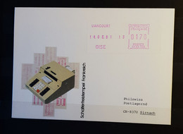 02 - 22 //  France - Lettre De Liancourt Avec Timbres De Distributeur - 1981-84 Types « LS » & « LSA » (prototypes)