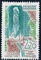 ANDORRE - Puits Thermal, Les Escaldes - Used Stamps