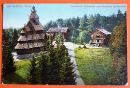 NORWAY , CHRISTIANIA - OSLO , GOLKSKIRKE MED HOVESTUEN OG STABURET - Norwegen