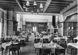 38 - GRENOBLE : Restaurant Du TELEPHERIQUE DE LA BASTILLE La Salle à Manger Jolie CPSM Dentelée N/B GF 1958 - Isère - Grenoble