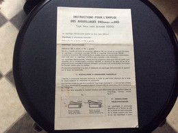 DEPLIANT & CATALOGUE HORNBY *Instructions Pour L’emploi Des Aiguillages HO Rnby-ac H0 *Diesel De Manœuvre  HO Rnby-ac HO - French