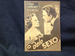 C2/23 - O Belo Sexo - June Allyson*Joan Collins -  Portugal Mag - Cine Romance -1957 - Barbara Nichols - Cinema & Televisione