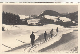 A8270) SONTHOFEN - Auf Dem Weg Zum SONTHOFENER HOF - Stark Verschneit - Skifahrer ALT ! 1935 - Sonthofen