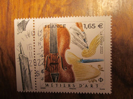 2022 Métiers D'Art LUTHIER Oblitéré Premier Jour Cachet Rond 11/02/2022 - Used Stamps