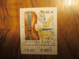 2022 Métiers D'Art LUTHIER Oblitéré Premier Jour Cachet Rond 11/02/2022 - Gebraucht