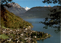 Gersau Am Vierwaldstättersee, Blick Auf Kaiserstock (3942) * 30. 7. 1990 - Gersau