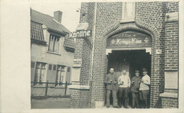 #1 WORLD WAR 1914/18 German OCCUPATION Belgium Belgique Soldiers Life Real Photo Kantine Kriegs Kino Lichtspiele - Weltkrieg 1914-18