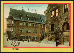 F5931 - TOP Sangerhausen Jubiläumskarte - Verlag Bild Und Heimat Reichenbach Qualitätskarte - Sangerhausen