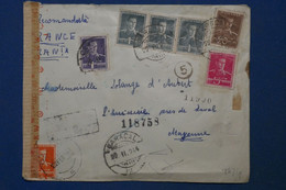 AR3 ROUMANIE  BELLE LETTRE CENSUREE D UNE VRAIE ARCHIVE 1944 BARACAL A LAVAL FRANCE + AFF.PLAISANT - 2. Weltkrieg (Briefe)