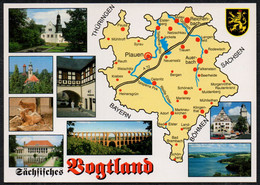 F5943 - TOP Vogtland Landkarte - Verlag Bild Und Heimat Reichenbach Qualitätskarte - Vogtland