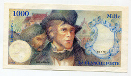 Billet Publicitaire De 1000 Francs Inspiré De Delacroix "La Blanche Porte" French Bank Note - Fiktive & Specimen