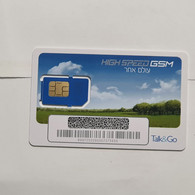 Israel-Gsm Card-Talk & GO-(H)(8997250200057275655)-(lokking Out Side)-mint Card+1prepiad Free - Collezioni