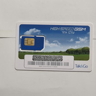 Israel-Gsm Card-Talk & GO-(H)(8997250200045723899)-(lokking Out Side)-mint Card+1prepiad Free - Collezioni