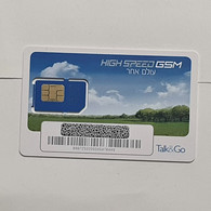 Israel-Gsm Card-Talk & GO-(H)(8997250200045476449)-(lokking Out Side)-mint Card+1prepiad Free - Collezioni