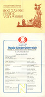 Eröffnung Landesaustellung 800 Jahre Franz Von Assisi Krems An Der Donau 1982 ORF Franziskus Max Zweig Max Pfeiler - Musea & Tentoonstellingen