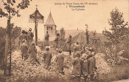 Institut De Notre Dame Des VII Douleurs à WESEMBEEK - Le Calvaire - Carte Circulé En 1932 - Wezembeek-Oppem