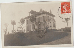 5123 Pavillon Villa Maison à Localiser Pour Luxeuil Fesneau 1910 Cachet Convoyeur Lyon à - A Identificar