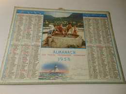 CA014 - Calendrier De 1958 - Almanach Des PTT - Régates - Grand Format : 1941-60