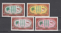 Kuwait 1963,4V In Set,freedom From Hunger,MNH/Postfris(A4298) - ACF - Aktion Gegen Den Hunger